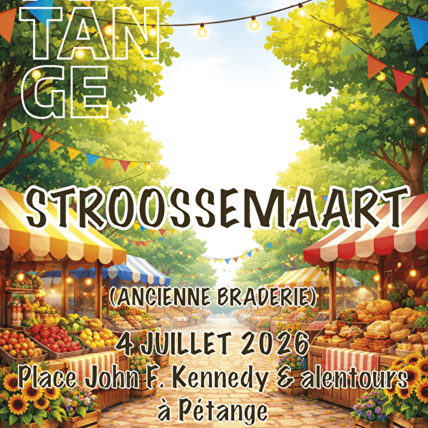 Street market in Pétange