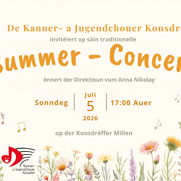 Summer concert of the children and youth choir