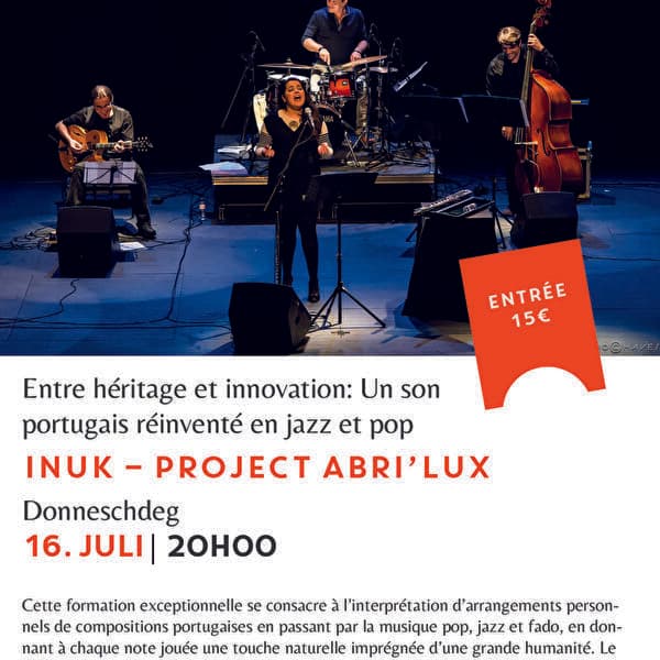 INUK – Project Arbi’Lux Between Heritage and Innovation: A Portuguese Sound Reinvented in Jazz and P