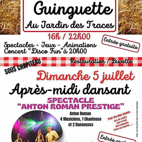 Guinguette at the Jardin des Traces