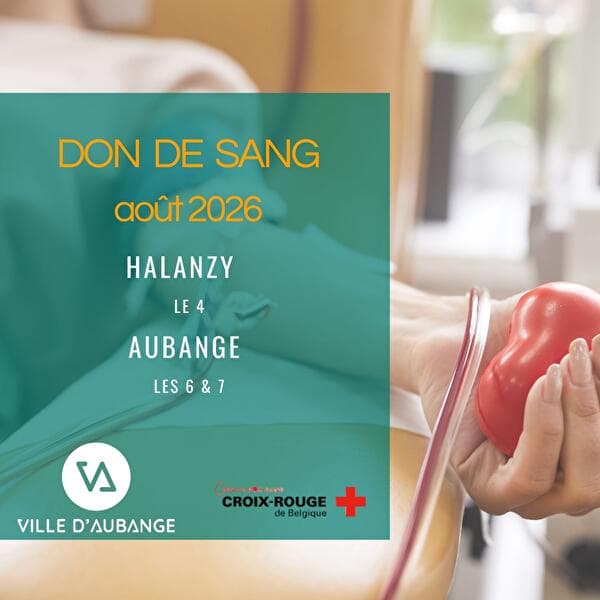 Don de sang août 2026
