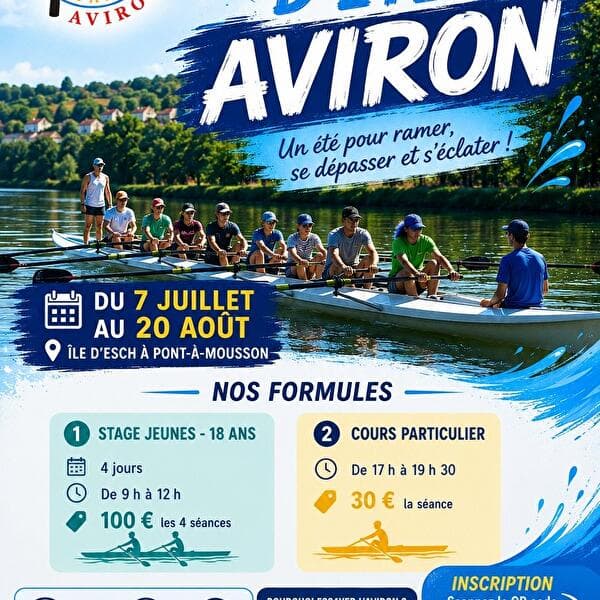 Summer Rowing Camp in Pont-à-Mousson!