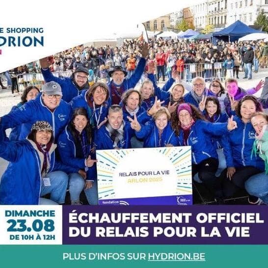 Official warm-up! Relay for Life Arlon