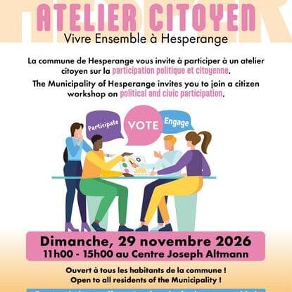 Citizen Workshop - Living Together in Hesperange