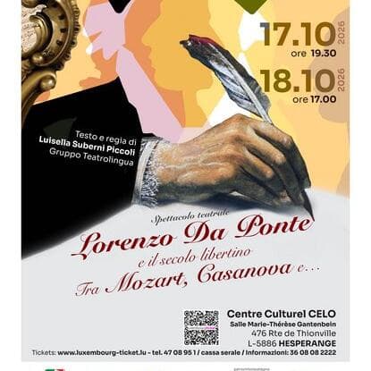 Theatre performance – Lorenzo Da Ponte