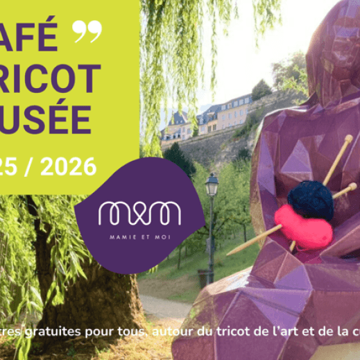 Museum knitting café – Mamie et moi