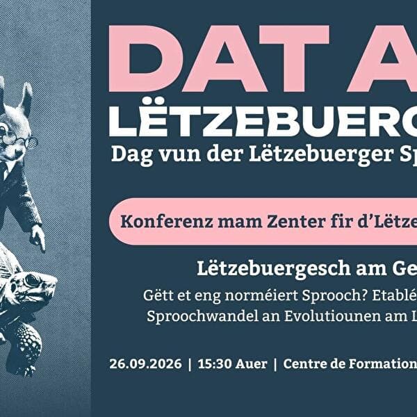 Journée de la langue luxembourgeoise : conférence – Le luxembourgeois en pratique