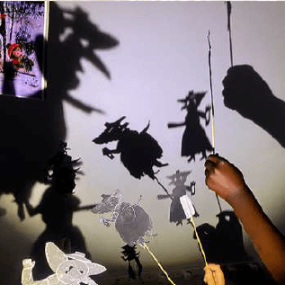 Workshop: making a shadow puppet and a mini pop-up on the theme of Cornebidouille