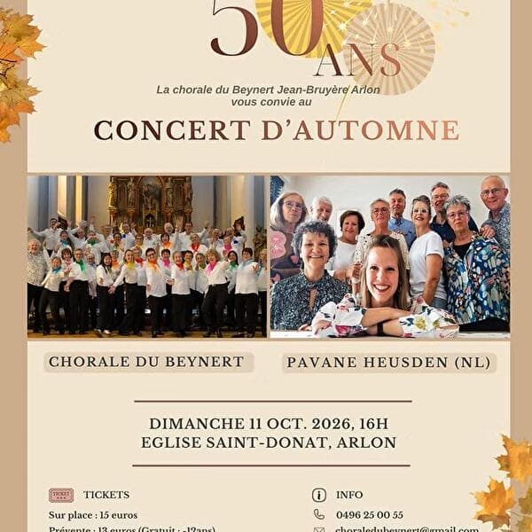 Autumn Concert - La Chorale du Beynert