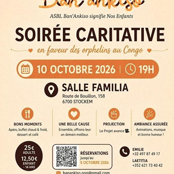Soirée caritative Ban’Ankiso