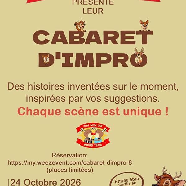 Improvisational theatre cabaret