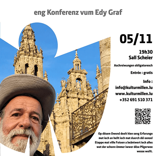 « 1.000 km um Jakobswee » – a talk by Edy Graf