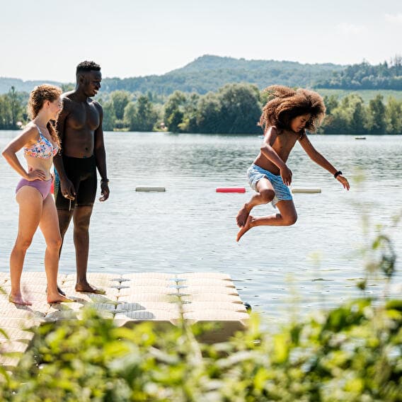 Come on, everyone, to the Remerschen Lake