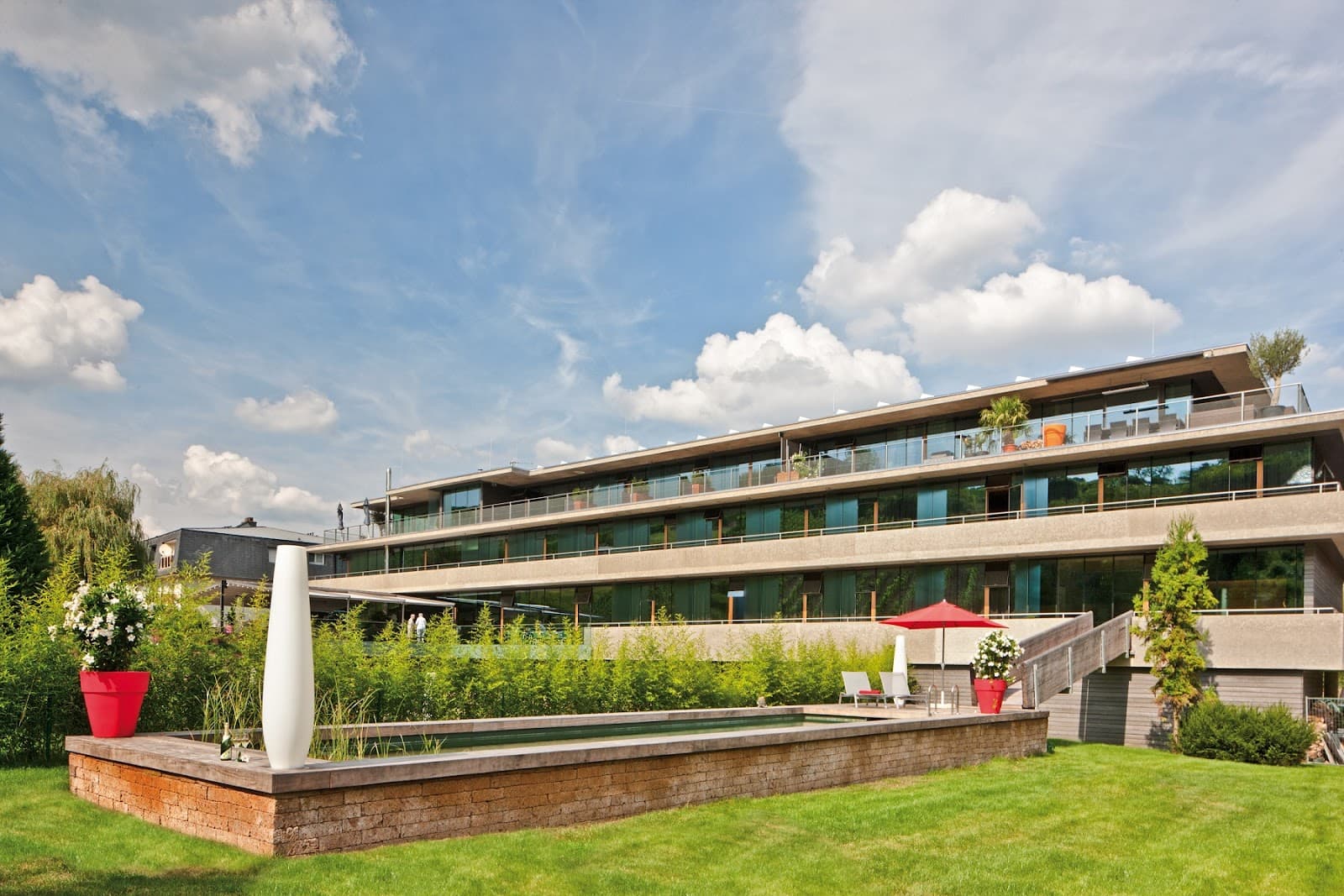 Hôtel-Restaurant de l'Écluse: view over the vineyards and the Moselle - 8