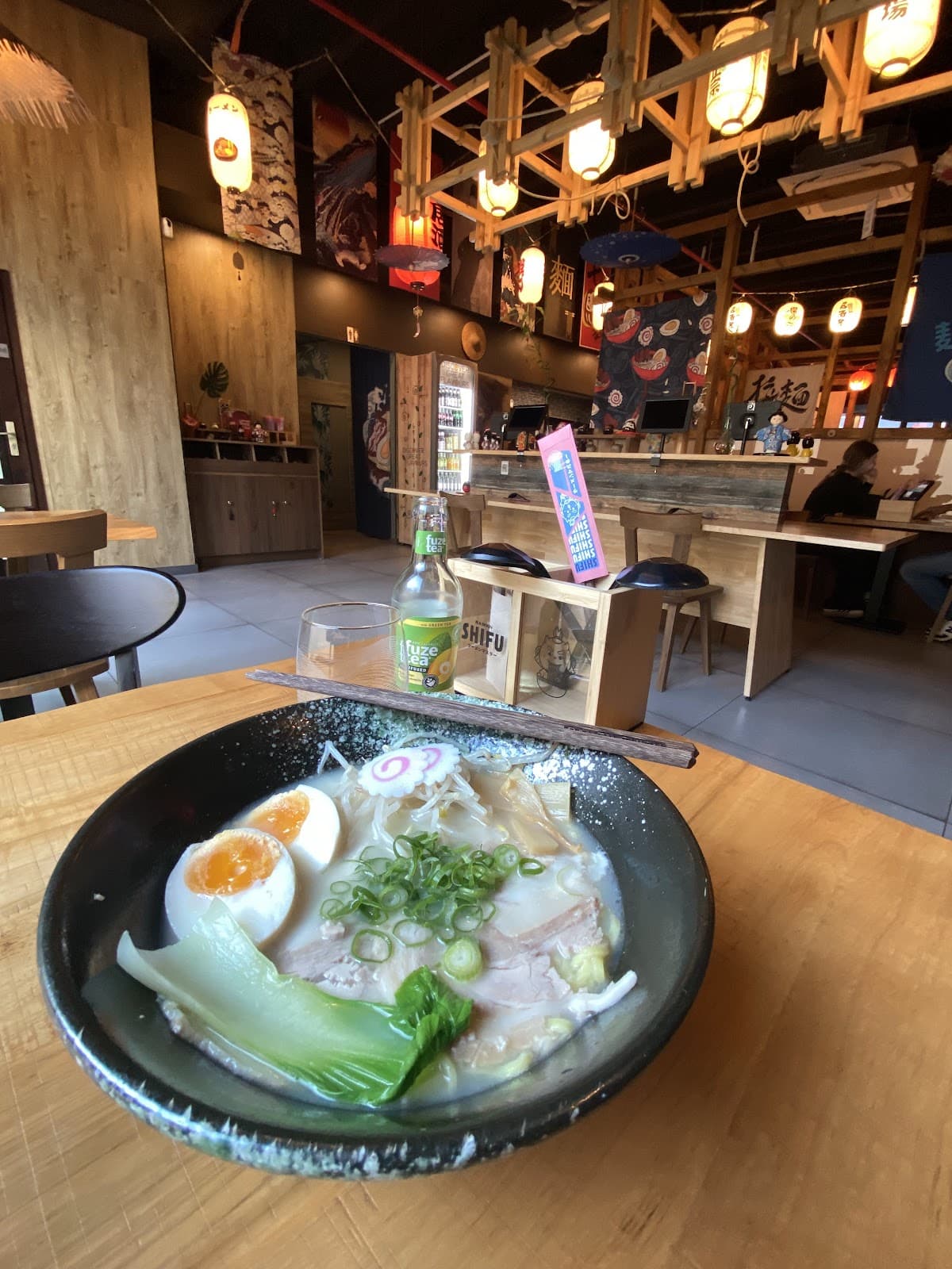 A bowl of ramen, and a glass of beer - 10