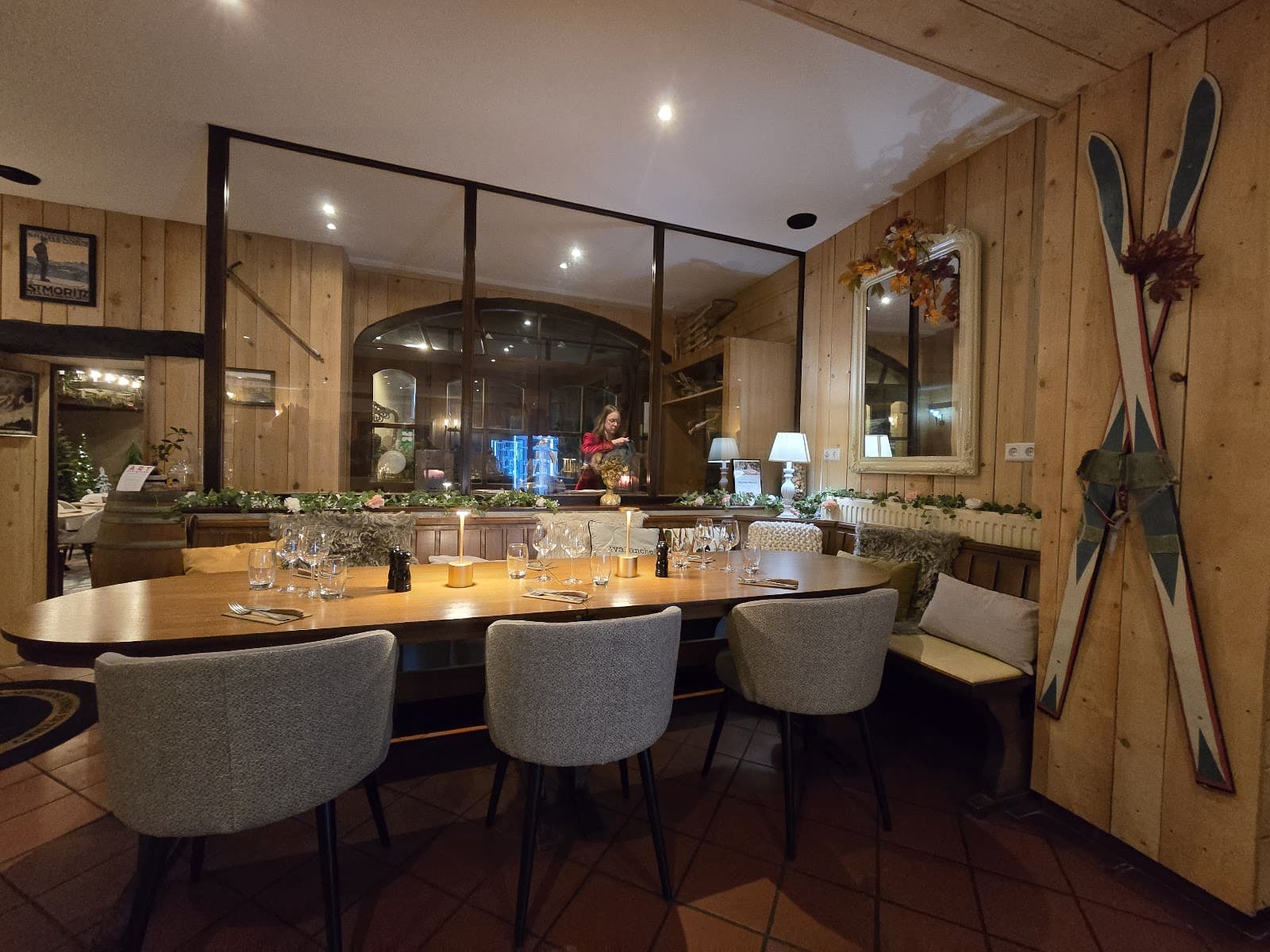 Um Haeffchen: mountain restaurant with a skittles game in Berchem - 7