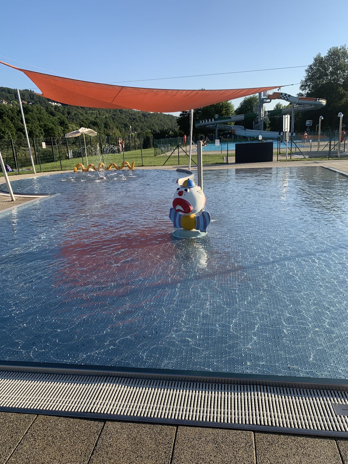 Swimming in front of the vineyards in Grevenmacher - 3
