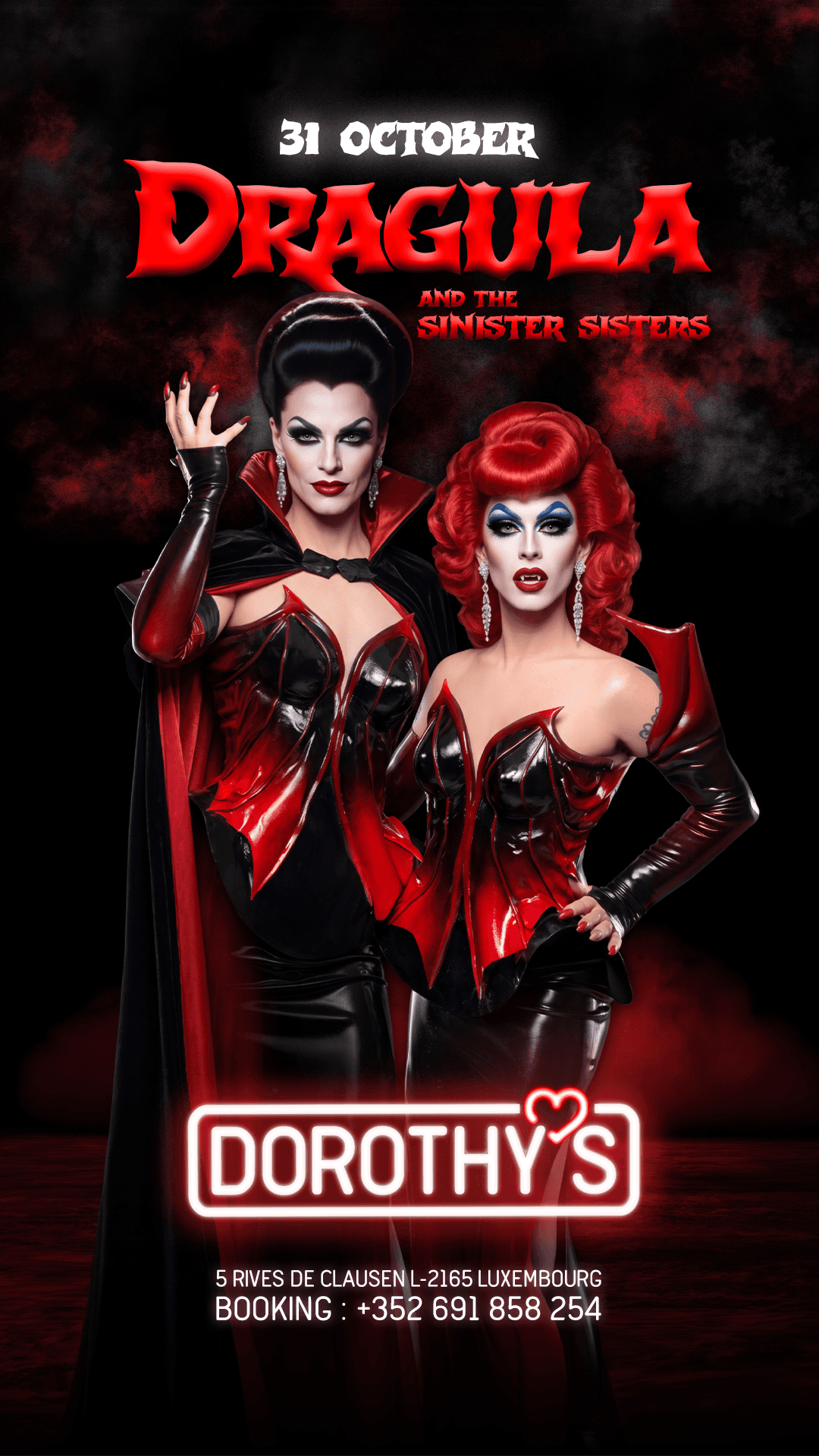Dragula and the Sinister Sisters — LGBTQIA+ inclusive Halloween