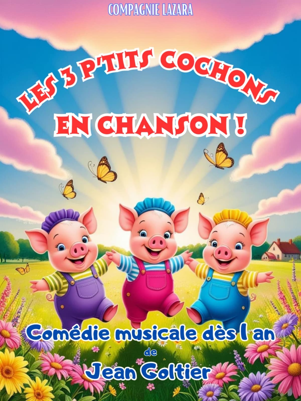 Les Trois P'tits Cochons en chanson ! - Spectacle jeune public