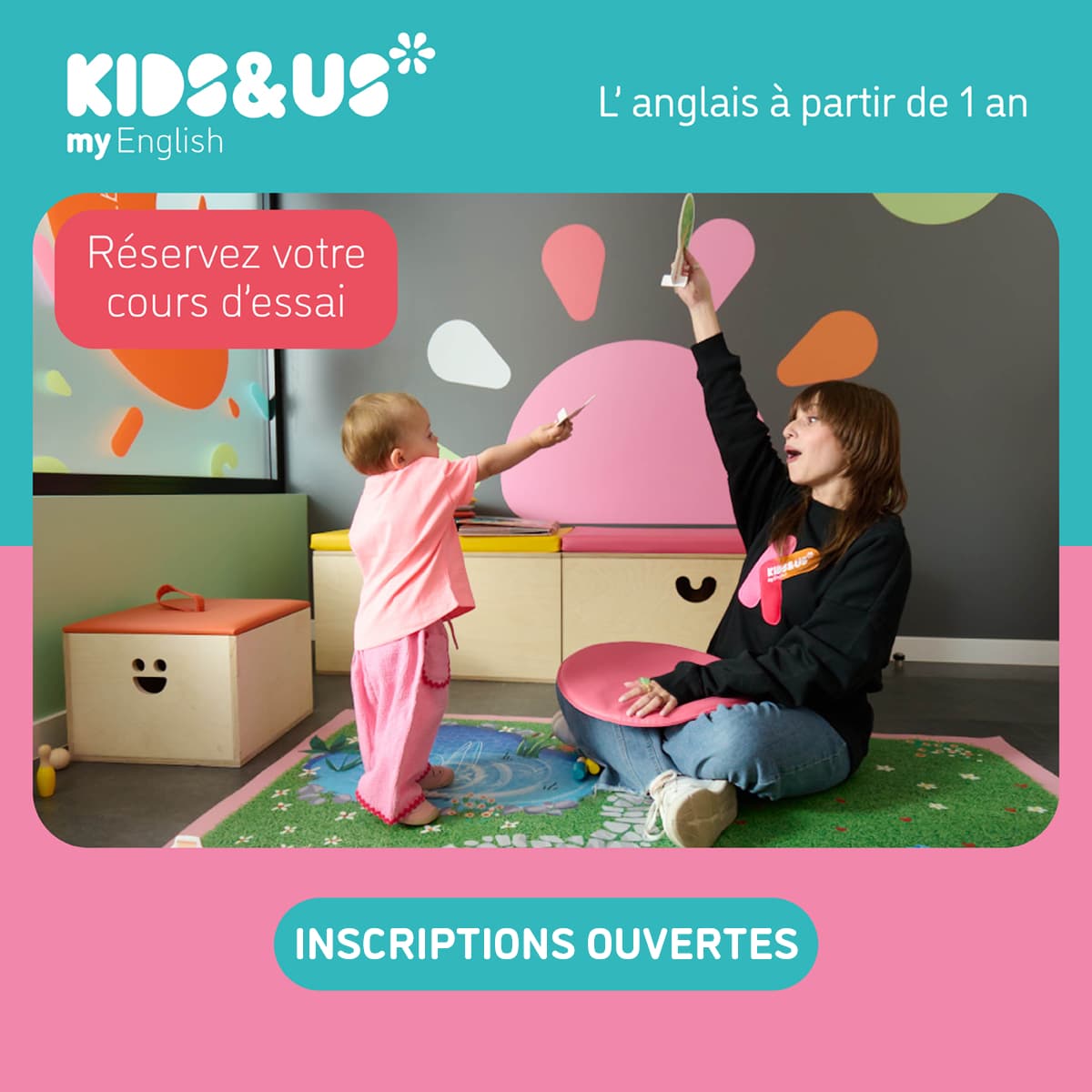 English classes for children from the age of 1