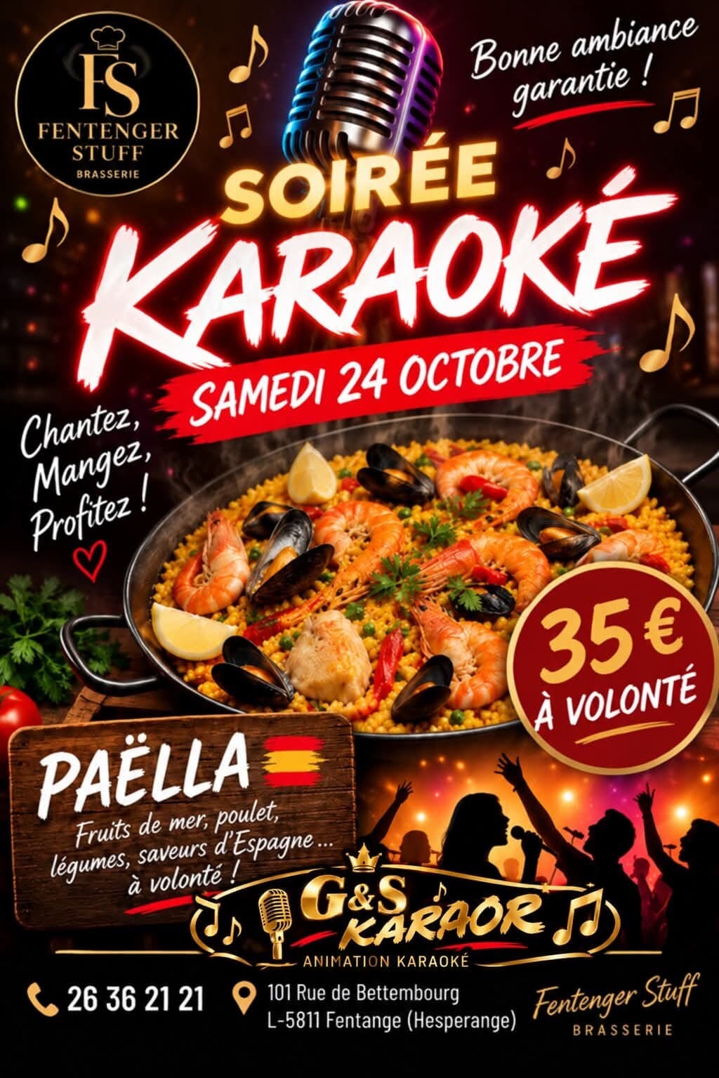 Karaoke & Paella