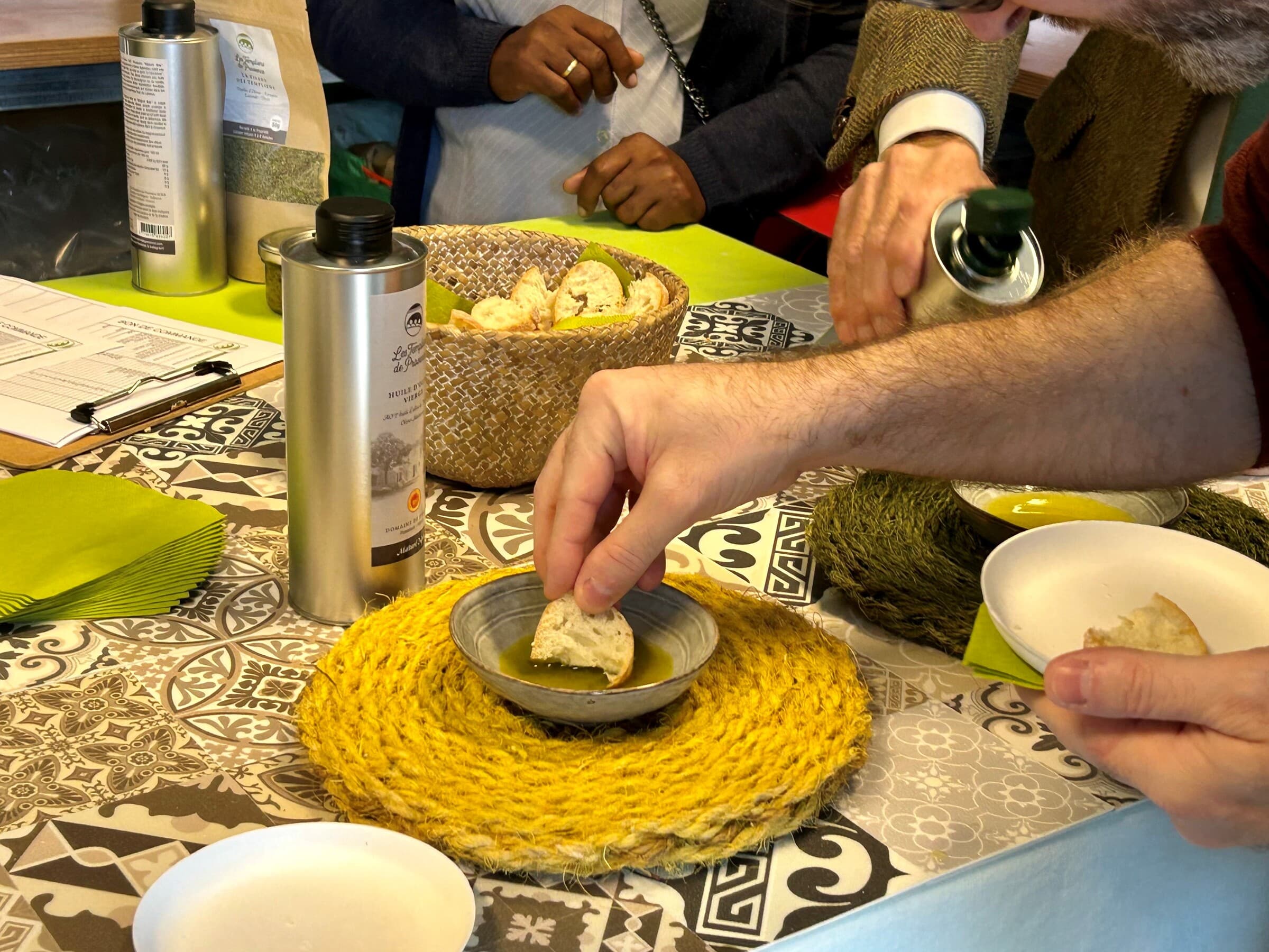 Degustation Huile d'Olive