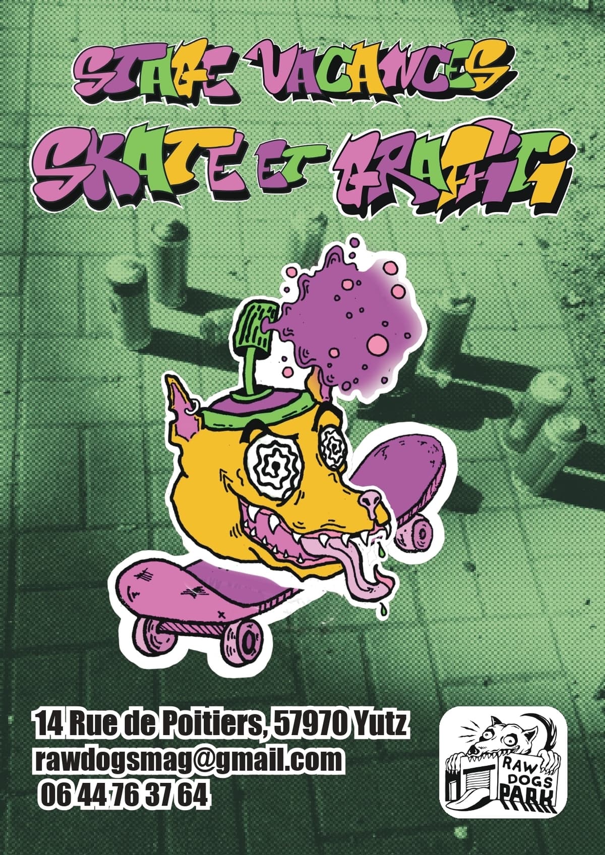 Stage graffiti