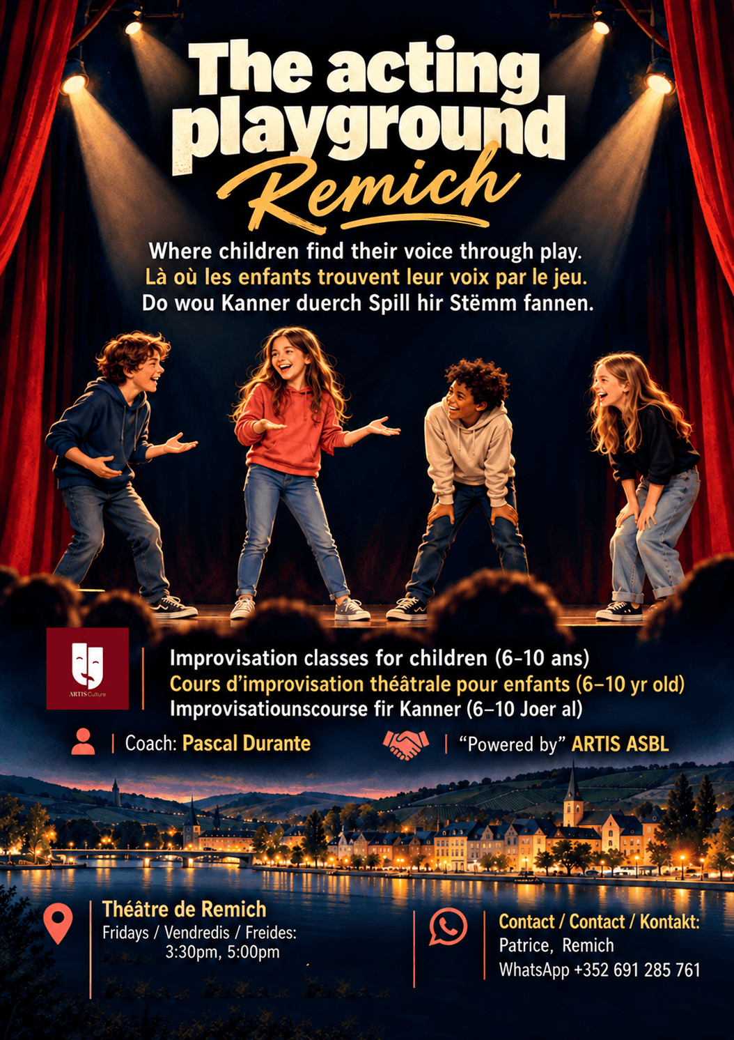The acting playground, Remich