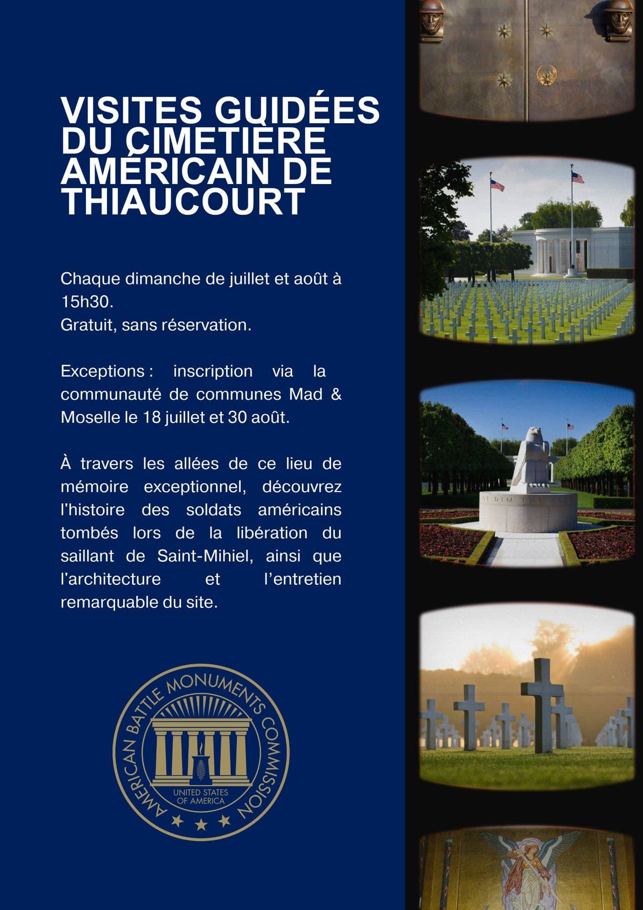 Summer tours of the Thiaucourt American Cemetery