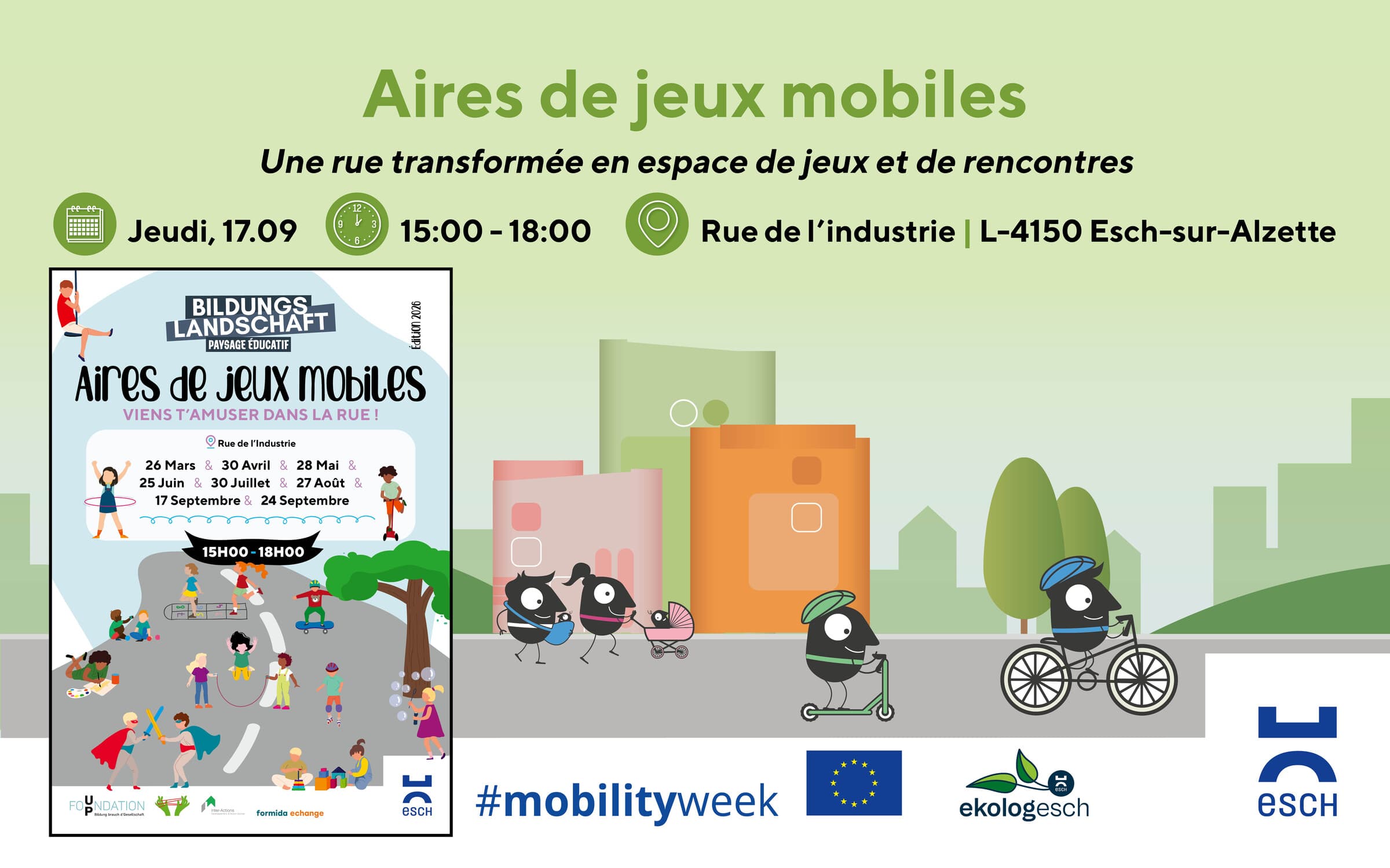 Aires de jeux mobiles