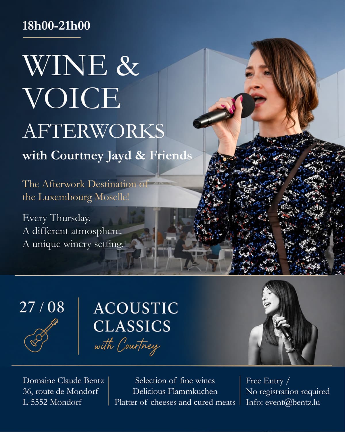 Summer Afterwork / Wine & Voice with Courtney Jayd
