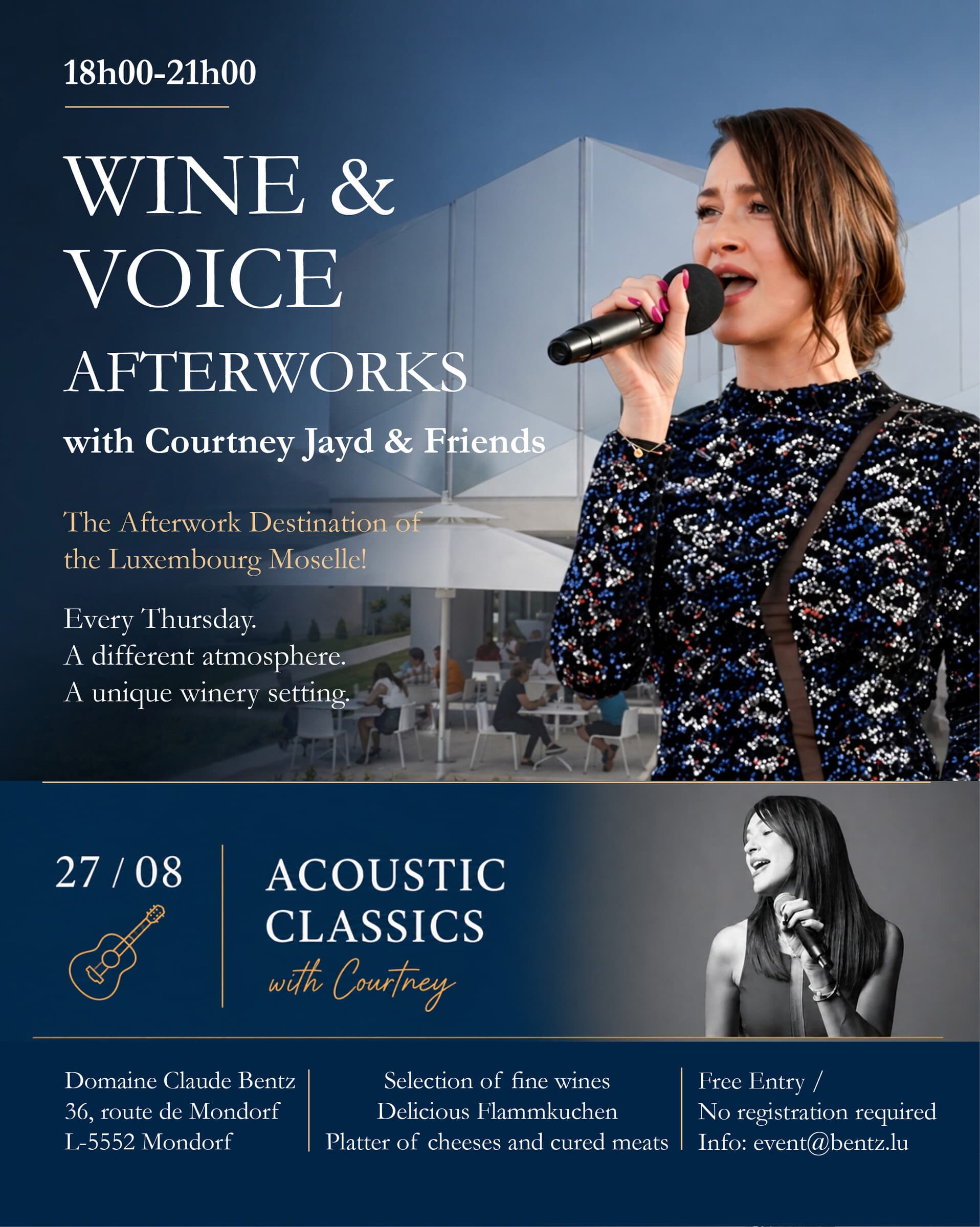 Summer Afterwork / Wine & Voice with Courtney Jayd