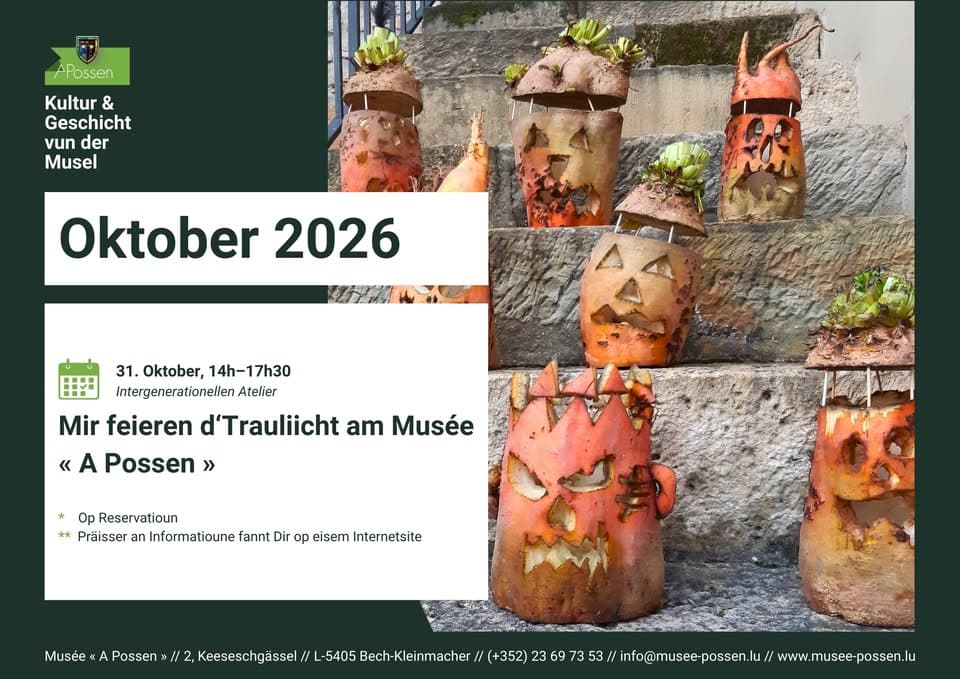 Nous fêtons « Trauliicht » au musée « A Possen »
