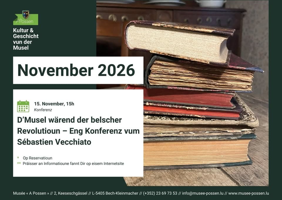 La Moselle dans la Révolution belge – Une conférence de Sébastien Vecchiato