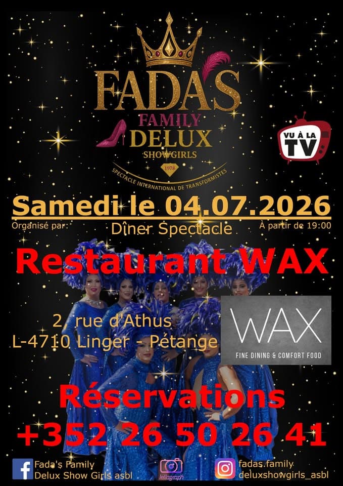 Fada's Family Delux Show Girls Show - Restaurant WAX Pétange