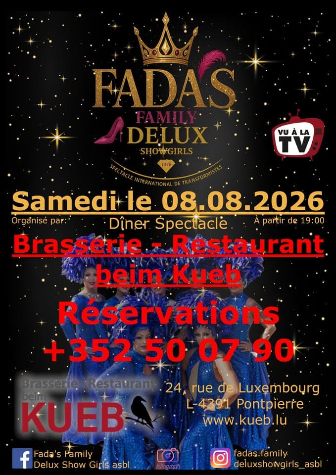 Fada's Family Delux Show Girls Show - Restaurant beim Kueb Pontpierre