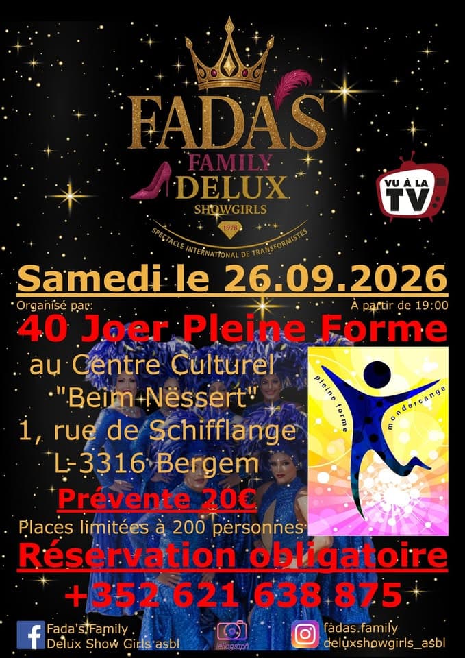 Fada's Family Delux Show Girls - Pleine Forme Bergem Show