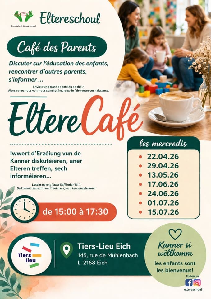 Café des Parents au Tiers-Lieu Eich