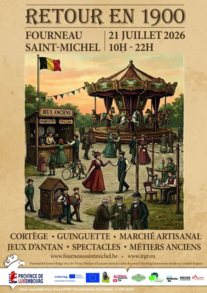 Back to 1900 at Fourneau Saint-Michel!