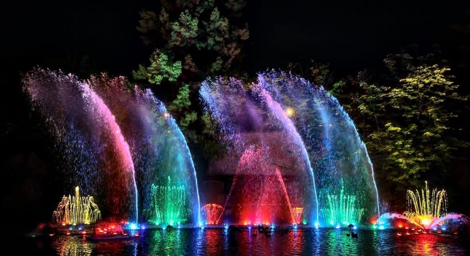 Spectacle son et lumières Fontaines dansantes à Metz
