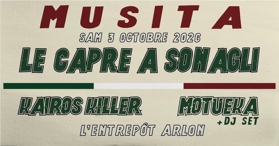 Musita #4 - Festival indierock italien - L'Entrepôt Arlon