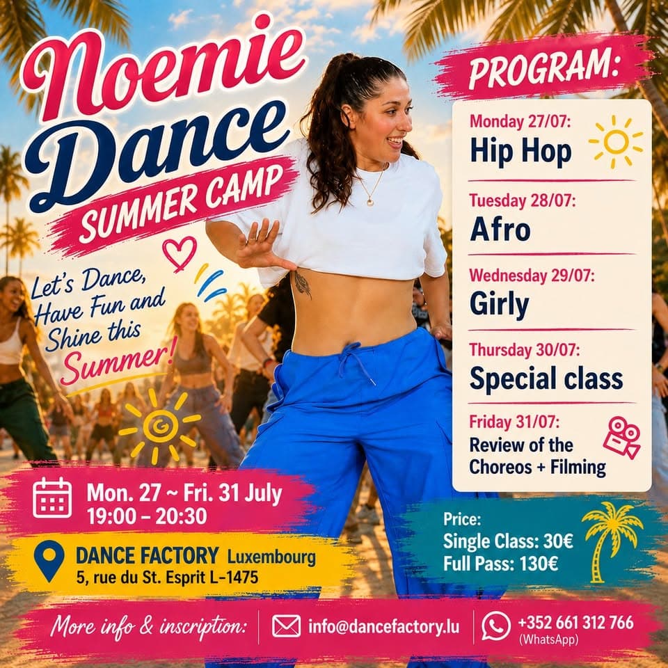 Dance summer camp with Noemie