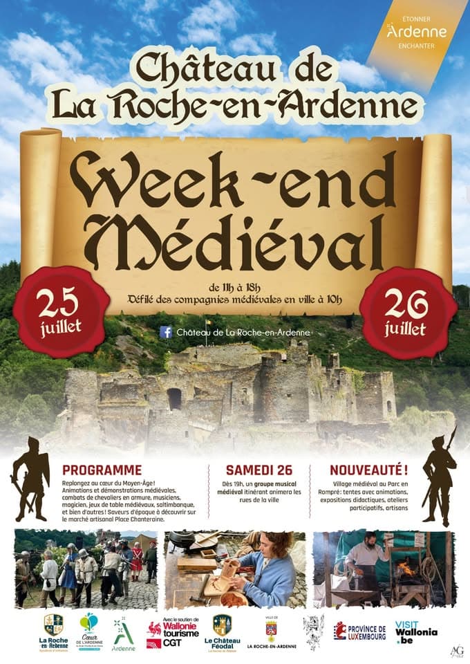 Week-end médiéval au Château de La Roche-en-Ardenne