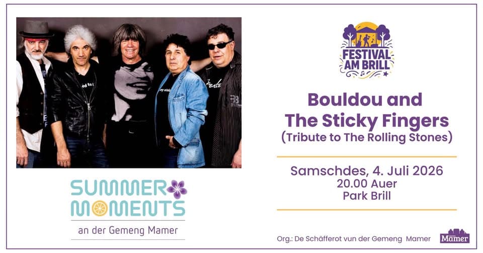 festival am brill - bouldou & the sticky fingers (tribute to the rolling stones)
