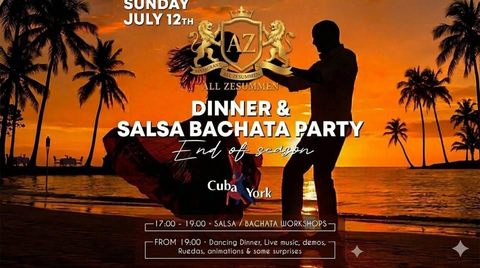 Dinner & Salsa / Bachata End of Season Party