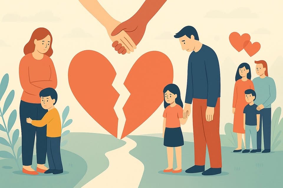Parents after separation: a new family life and/or learning single parenthood