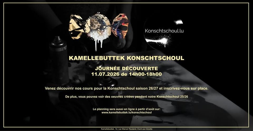 Journée découverte Kamellebuttek Konschtschoul