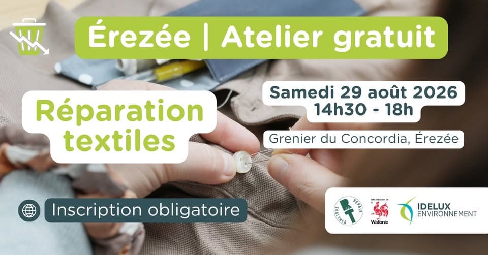 Atelier réparation textiles