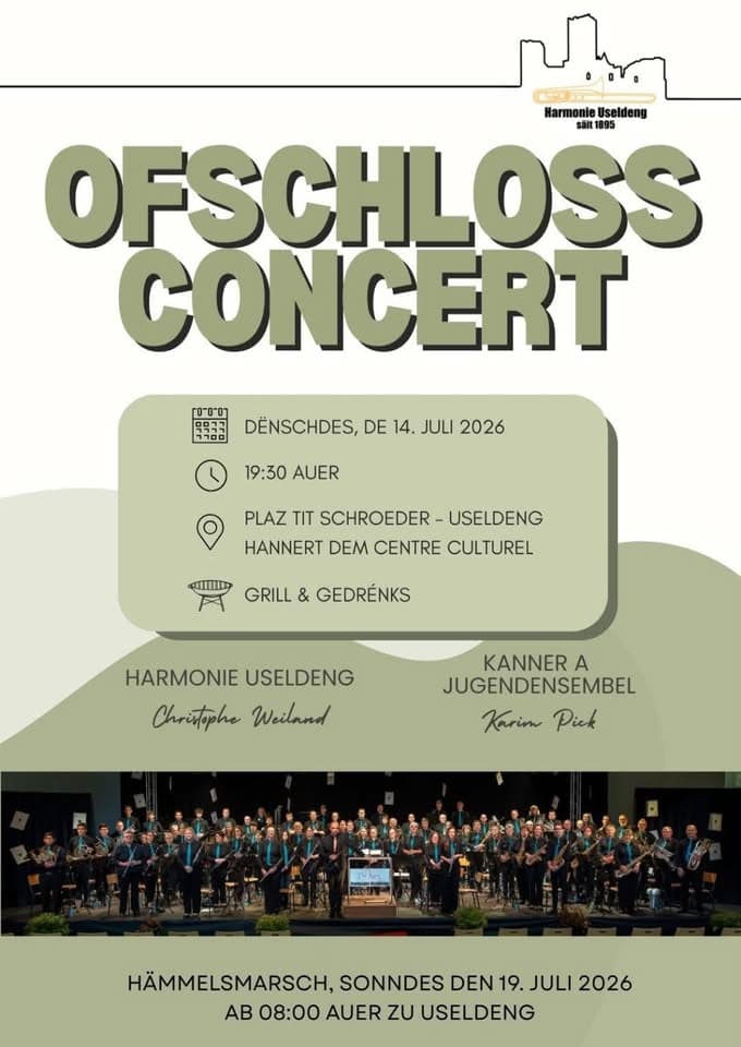 Closing concert 2026 Useldange