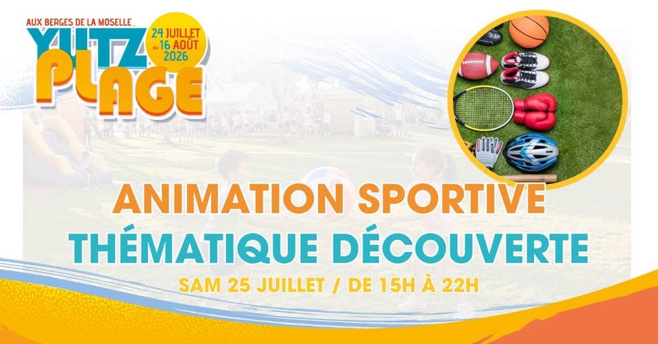Yutz Plage - Sports activity: discovery theme